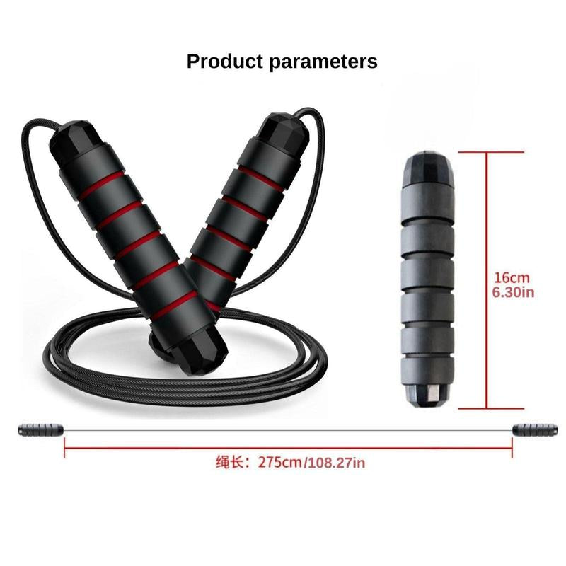 Jump Rope, Portable Exercise Skipping Rope for Home Workout, Workout Skipping Rope with Foam Non-Slip Handle, Adjustable Rope, Home Gym Kit, Gymtok, Home Gym Equipment, Fitness Equipment, Training Equipment, Workout Equipment, Workout Machine