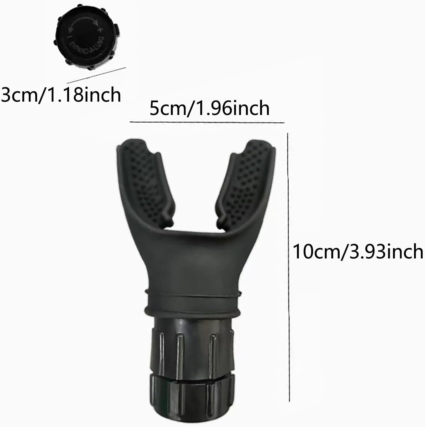 Breathing Training Device, Portable Adjustable Resistance Lung Exerciser, Silicone Adjust Resistance Lung Exerciser Device Handheld, for Daily Care and Exercise