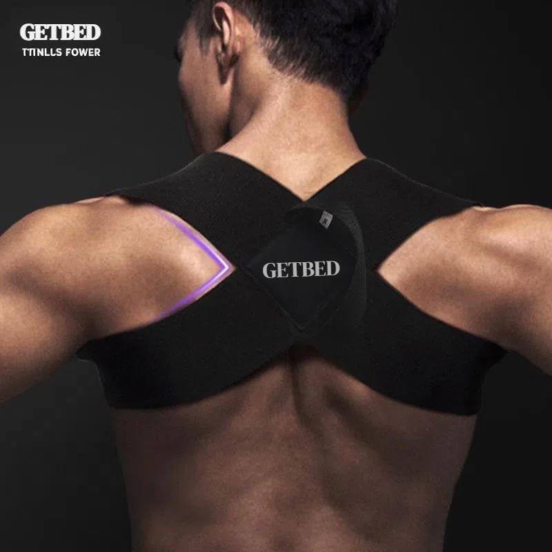 GETBED Fitness Heavy Shoulder Straps, Bench Presses, Shoulder Support, Shoulder Training, Press Lifts, Chest Straight, Straight Back Correction, Open Shoulder Assist Straps, Heavy Shoulder Straightener Breathable Healthcare