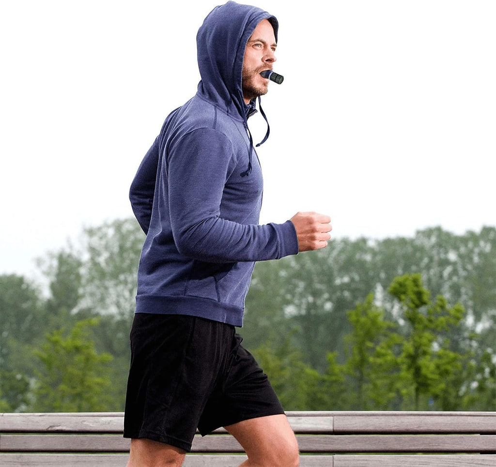 Breathing Training Device, Portable Adjustable Resistance Lung Exerciser, Silicone Adjust Resistance Lung Exerciser Device Handheld, for Daily Care and Exercise