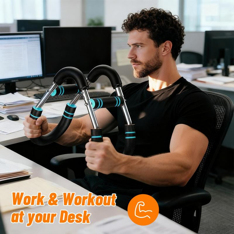 Raytun Power Grip Twister Adjustable Resistance Arm & Chest Trainer for Men Women Portable Spring Workout Equipment Unisex Home Fitness Essential Stainless Steel Design 60-90LBS Strength Training Portable Chest Shoulder Arm