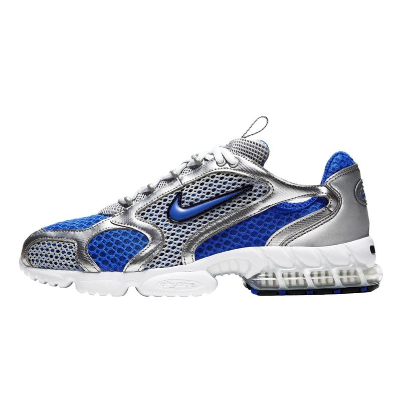 Nike Air Zoom Spiridon Cage 2 Metallic Silver / Varsity Royal CJ1288-002 Men'S