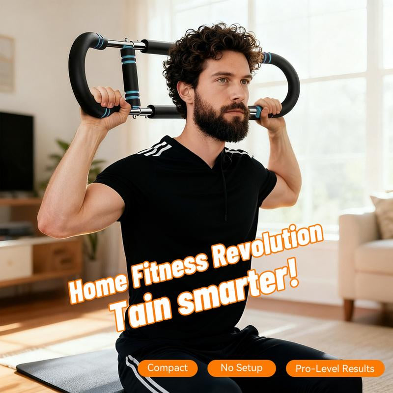 Raytun Power Grip Twister Adjustable Resistance Arm & Chest Trainer for Men Women Portable Spring Workout Equipment Unisex Home Fitness Essential Stainless Steel Design 60-90LBS Strength Training Portable Chest Shoulder Arm