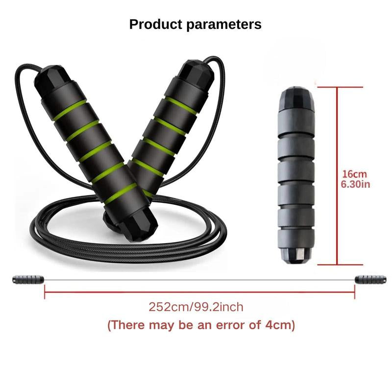 Jump Rope, Portable Exercise Skipping Rope for Home Workout, Workout Skipping Rope with Foam Non-Slip Handle, Adjustable Rope, Home Gym Kit, Gymtok, Home Gym Equipment, Fitness Equipment, Training Equipment, Workout Equipment, Workout Machine